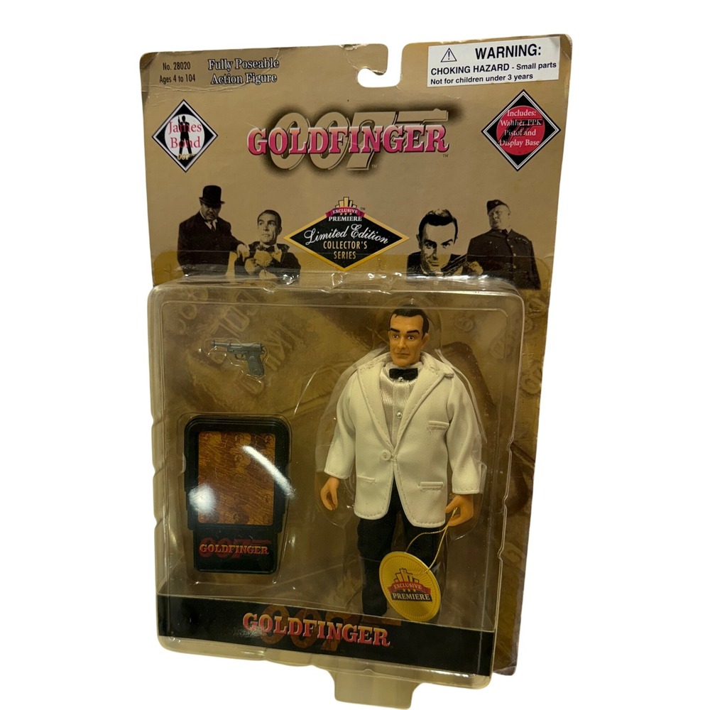 James Bond 007 Goldfinger Sean Connery Exclusive Premiere Action Figure